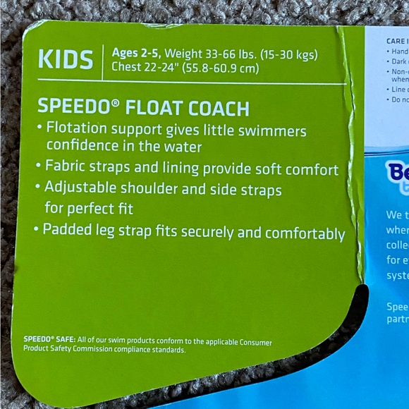 Speedo begin to swim float coach floatation device for toddlers age 2-5 🛟 - Picture 7 of 15